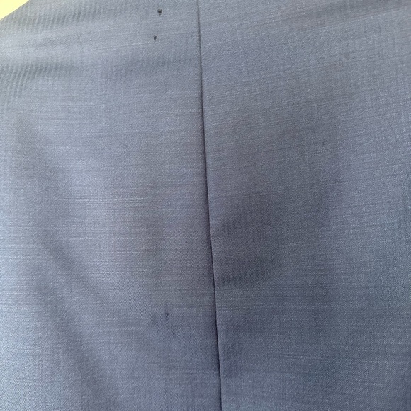 Calvin Klein Extreme Slim Fit Wool Navy Suit 44/37W NWT - Picture 6 of 7